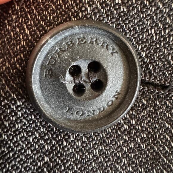 Burberry Millbank Travel Ababy Gray Textured Tailored Men’s Wool Suit Set 52R - Picture 8 of 16